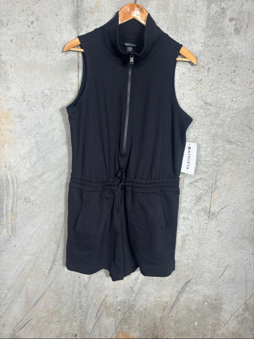 Athleta Retroterry Romper Black - Picture 4 of 12